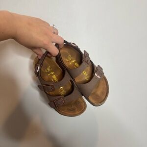 Kids Youth Birkenstock Milano Size 12 EU 30 Brown